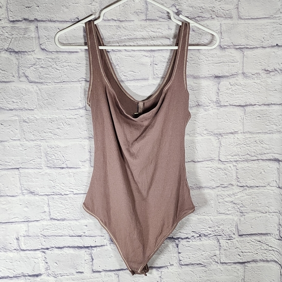 SKIMS COTTON RIB BODYSUIT/ NWT/ UMBER/ XXS,L/XL/3X - Picture 3 of 17